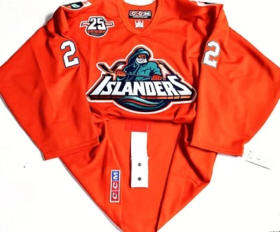 PARCHE ORG-VTG-PRO 54 MIKE BOSSY NY ISLANDERS 20º o 25º CCM CAMISETA AUTÉNTICA Foto 1 de 4