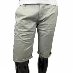 Pantaloncino UOMO Color GRIGIO Pantaloncini Pantaloni Corti Bermuda 83% Cotone - Foto 1 di 1