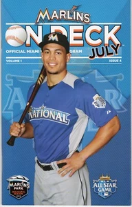 Revista oficial Miami Marlins On Deck 2012 volumen 1 edición 4 G. Stanton - Imagen 1 de 2