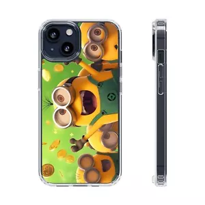 Minions Clear Phone Case, Fun Phone Cover, Kids Gift, Birthday Present, Minion - Picture 1 of 153