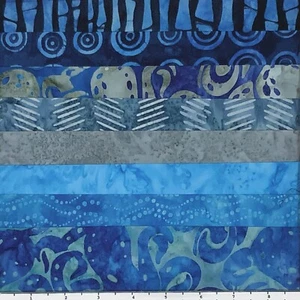8 Fat Quarters Octopus #2 Batik Lunn Fabric FQ Pack 100% Cotton Handmade - Picture 1 of 1