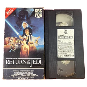 1986 Star Wars: Return of the Jedi Red Label VHS Tape - Foto 1 di 2
