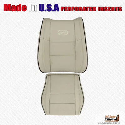 2017 2018 Compatível com Jeep Grand Cherokee Overland Driver Capa de Couro Parte Superior Inferior Bronzeada - Imagem 1 de 4