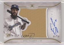 2018 Topps Definitive Collection Relic /30 Eric Thames #ARC-ET Auto
