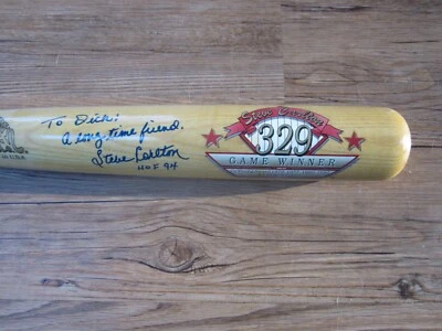 Steve Carlton Autograph Signed Auto Cooperstown Baseball Bat Phillies JSA - Image 1 of 4