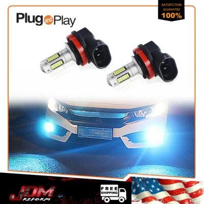 2X Bombillas LED Extreme Bright Ice Blue H8 H11 30-SMD para luz de proyector antiniebla/DRL Foto 1 de 4