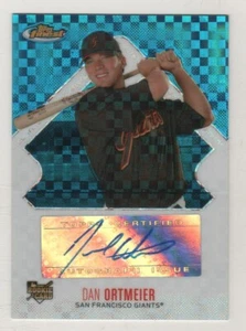 2006 Topps Finest Blue X-fractor #150 Dan Ortmeier San Francisco Giants Auto - Picture 1 of 1
