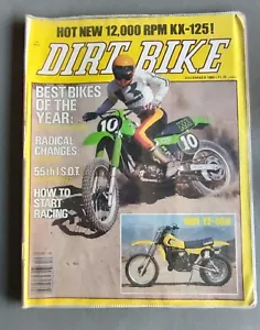 Old School Bmx Vintage Dirt Bike Magazine Hannah December 1980 Ken Pliska - Picture 1 of 24
