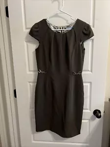  Antonio Melani Dress size 8 Green Lined - Picture 1 of 5