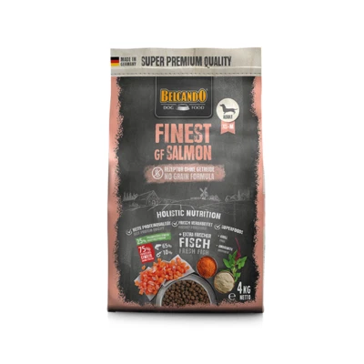 BELCANDO Finest GF Salmon 4 kg Hundefutter Trockenfutter Lachs Fisch trocken  - Bild 1 von 3