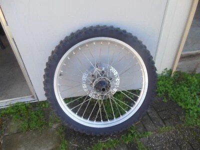 00 Yamaha WR400F переднее колесо обод ступица шины диск ротор оси скорость привода TAKASAGO - Изображение 1 из 4