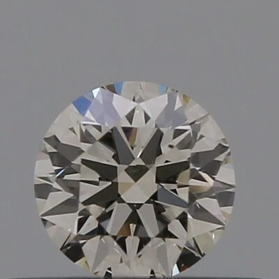 Loose Natural Diamond 0.29 Ct Round Brilliant 4.2 mm VS2 Grade Faint Brown Color - Image 1 of 4