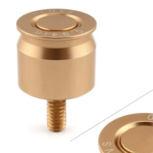 Dado vite bullone sedile parafango posteriore M6 oro per Harley Sportster Street Glide - Foto 1 di 9