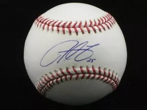 DERREK LEE Single Signed OML Baseball w/ #25 Insc 2003 Marlins Cubs - Picture 1 of 4