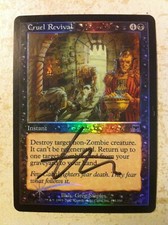 Foil Cruel Revival - Signed - Greg Staples - Magic: The Gathering