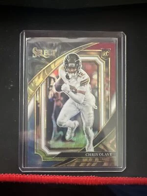 2022 Panini Select Chris Olave Rookie Suite Level Red White Blue #149/149 - Image 1 of 3