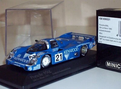 MINICHAMPS 1/43 PORSCHE 956L 430836521 Andretti/Andretti/Alliot 24h Le Mans 1983 - Immagine 1 di 4