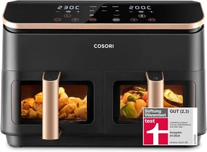 COSORI Heißluftfritteuse mit 2 Kammern (8,5 L) – Stiftung Warentest Testsieger, - Bild 1 von 4