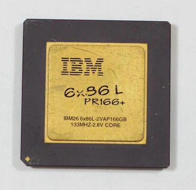 Socket 7 Processor - IBM 6x86 L P166+ - 66MHz bus - TESTED - Image 1 of 2
