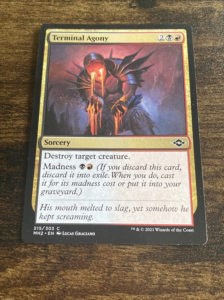 Terminal Agony Modern Horizons 2 215/303 MTG Magic The Gathering B10622* - Image 1 of 1