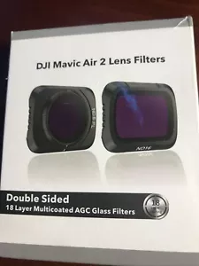 Maxcam DJI Mavic Air 2 Lens Filters Double Sided 18 Layer Multicoated AGC Glass - Picture 1 of 3