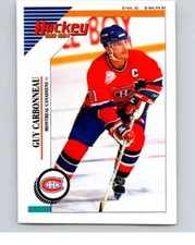 1993-94 Panini Stickers Hockey  #19 Guy Carbonneau  Montreal Canadiens V83210