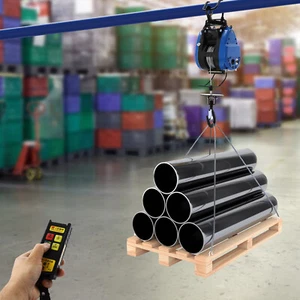 Cabrestante Polipasto Eléctrico Portátil 500kg Elevación con Control Remoto Inalámbrico 110V - Imagen 1 de 19