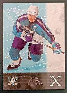 2000-01 Upper Deck SPx #1 - PAUL KARIYA (HOF) - Anaheim Ducks - Picture 1 of 2