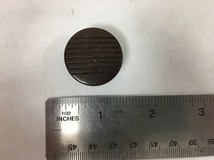 Vintage Wooden Round Knurled Knob - Bild 1 von 4