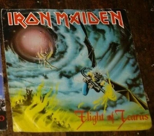 IRON MAIDEN ~ FLIGHT OF ICARUS b/w I'VE GOT THE FIRE ~ UK P/S 7" 1983 JUKEBOX - Foto 1 di 6