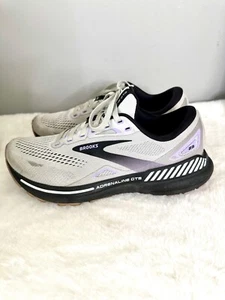 Brooks Adrenaline GTS 23 Damenschuhe 9,5 grau schwarz lila Unterstützung Straßenlauf - Bild 1 von 6