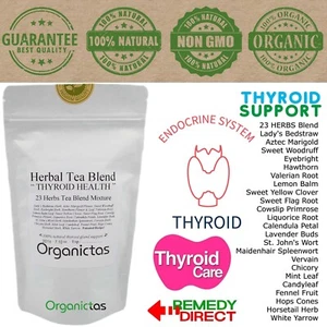 Natural Herbal Thyroid Remedy - 23 Herbs Tea Thyroid Gland Health Supplement - Picture 1 of 17