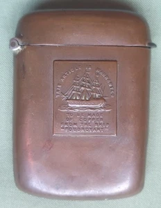 Fine Copper Vesta Case made from Lord Nelsons Flagship HMS Foudroyant - Picture 1 of 5