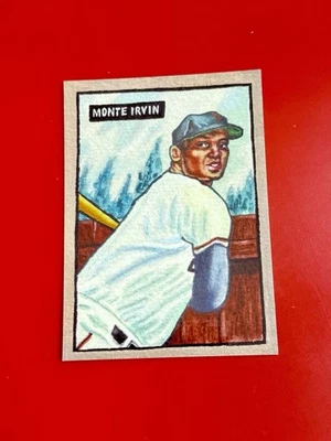 Caja de zapatos Monte Irvin 2025 Topps Treasures Andy Friedman 1951 Bowman SP #198 Foto 1 de 2
