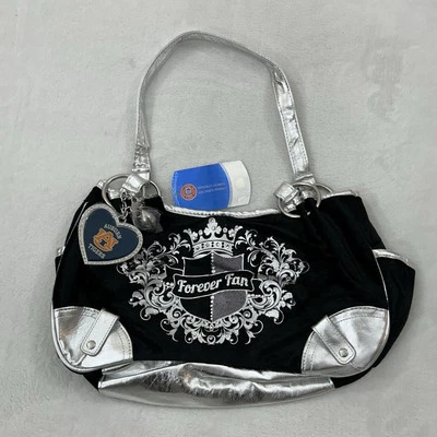 ProFANity By LittleEarth NCAA Auburn Tigers Football Luxe Hobo Bag Purse Charms - Image 1 of 4