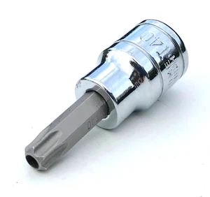 US PRO T40 Tamper Sicherheit Torx Stecker Buchse 48mm Länge 3/8" Antrieb Dr. Tool TX40 - Bild 1 von 1