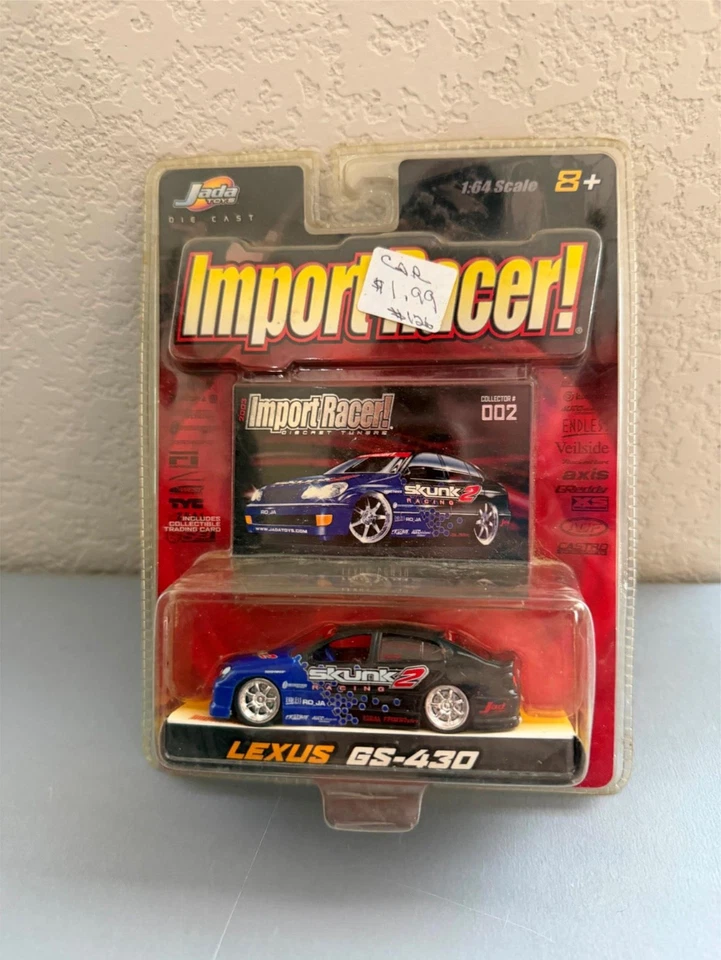 Jada Toys Import Racer Lexus GS-430 Skunk 2 #002 VHTF K33 Foto 1 de 1
