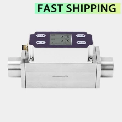 0-200L/min Hydrogen Gas Flow Meter MEMS Thermal & RS485 G3/4 Internal Thread - Image 1 of 3