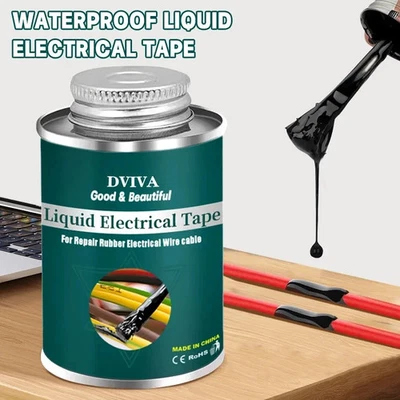 Insulation Paste Sealant Liquid Electrical Tape Glue  Adhesive Sealer Wire Cable - Image 1 of 4