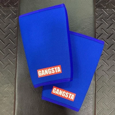 Sling Shot Gangsta Knee Sleeves by Mark Bell - Blue - Image 1 of 3