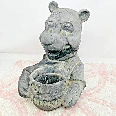 迪士尼花园雕像重铸花盆种植器小熊维尼复古 — 第 1/4 张图片