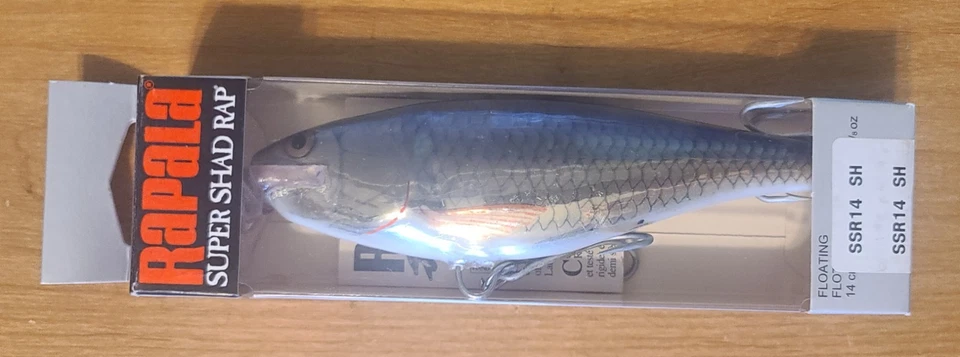 Rapala Super Shad Rap - 14 - Silver Shiner - SSR14SH - Image 1 of 1