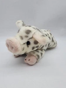 Aurora - Miyoni Blanco Medio - Lechón Manchado 11" - Peluche Realista - Imagen 1 de 9