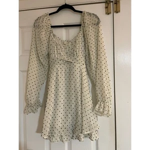 Thirty Thirty blk and wht Polka Dot Baby Puppe Y2K Fee Kleid Gr. XL - Bild 1 von 8