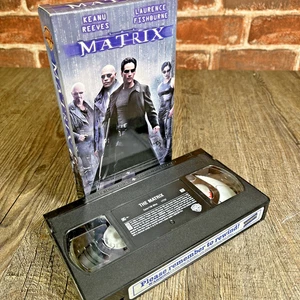 The Matrix VHS 1999 Not The Collector's Edition Keanu Reeves Former Rental - Picture 1 of 9