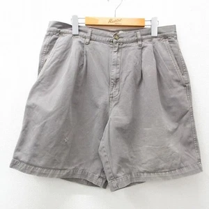 W36 Vintage Eddie Bauchino Shorts Chinos Pants Mens 00s Cotton Used SSYR-0 - Picture 1 of 8