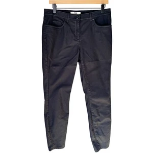 Pantalones para mujer Etcetera Twiggy pierna recta talla 6- negro costuras en contraste - Imagen 1 de 10