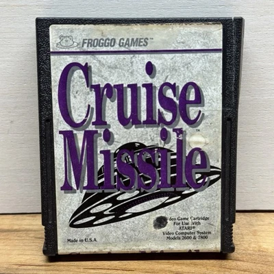 Cruise Missile (Atari 2600, 1987) Game Cartridge Untested & DAMAGED - Image 1 of 4
