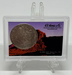 Silber Dollar Münze 1921 D Morgan 1 Dollar W.B. Harris - Bild 1 von 4