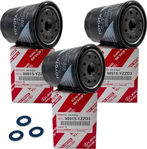 Original Ölfilter 90915-YZZD3 mit APSG Ablassschraube Unterlegscheiben | 3er Pack |...  - Bild 1 von 5